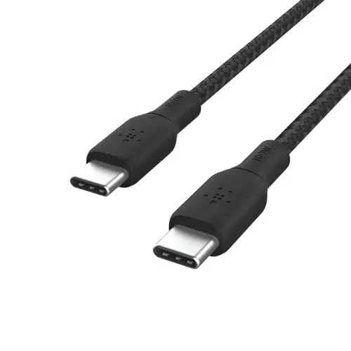 Belkin BoostCharge 6.6' USB-C to USB-C 100W Braided Charging Cable