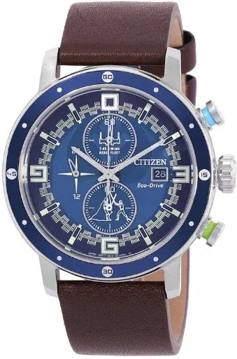 Citizen Luke Skywalker Chronograph Blue Dial Men's Watch
