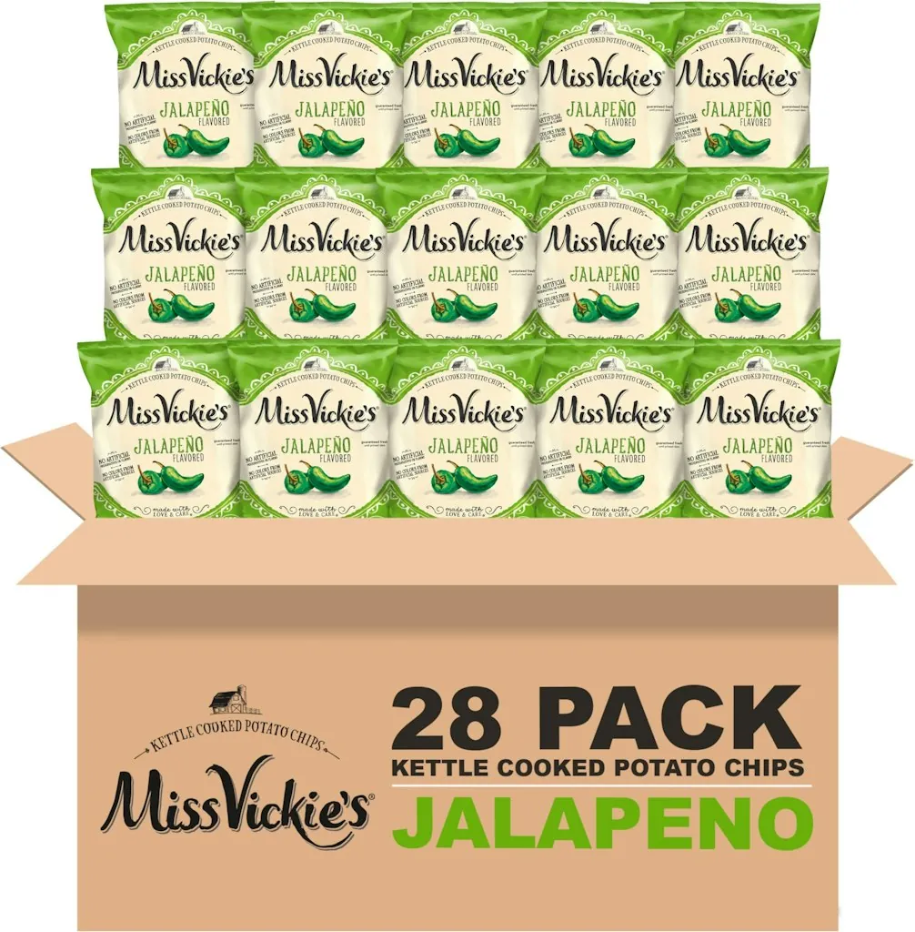 Miss Vickie's Kettle Cooked Jalapeno Chips 28-Pack