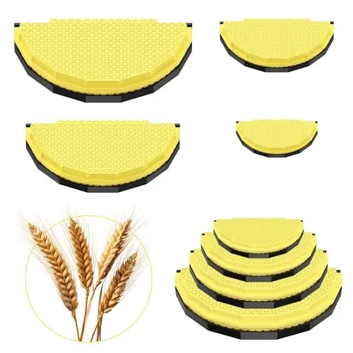 Aopigavi Wheat Straw Nesting Tortilla and Quesadilla Crimper Press 4-Pack (10"+8"+6"+4")