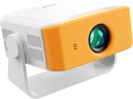 wepvo Portable Rotatable Mini Projector w/ Electronic Focus & Auto Kyestone