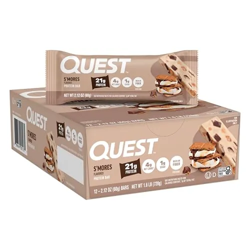 Quest Nutrition S’mores Protein Bars 12-Count