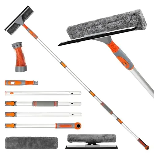 Lomida 62" 2-in-1 Window Squeegee Cleaning Kit
