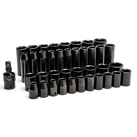 Select Stores: 39-Pc Duralast 1/2" Drive 6-Point Metric Impact Socket Set w/ Case