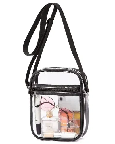 Vorspack Stadium-Approved Clear Crossbody Bag