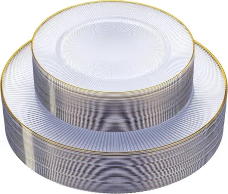Hioasis 60-Piece Disposable Plates