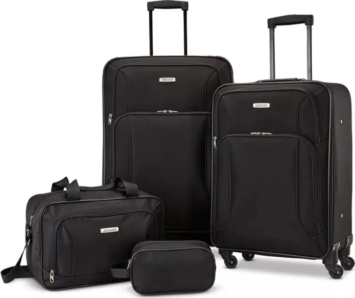 American Tourister Family Traveler Spin 2.0 4-Piece Luggage Set