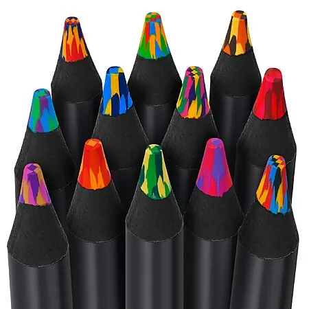 12-ct KUCHEY Colored Rainbow Pencils