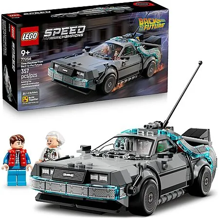 357-Pc LEGO Speed Champions: Back to the Future Time Machine Building Toy
