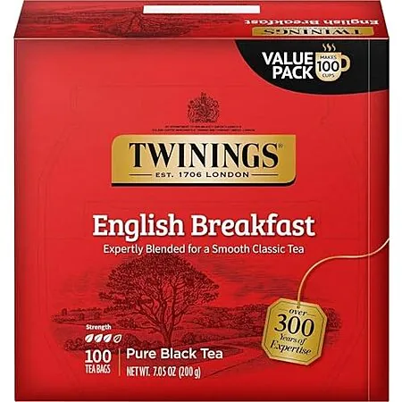 100-Ct Twinings Individually Wrapped Tea Bags (various)