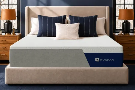 Avenco 10" Green Tea Memory Foam Queen Size Mattress