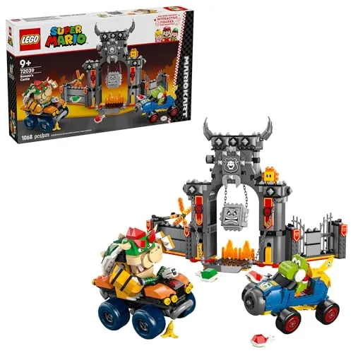 1068-Piece LEGO Super Mario: Mario Kart - Bowser's Castle (72039)