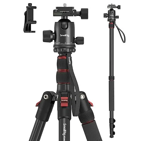 Prime Members: 71" SmallRig Aluminum Camera Ball Head Tripod & Monopod