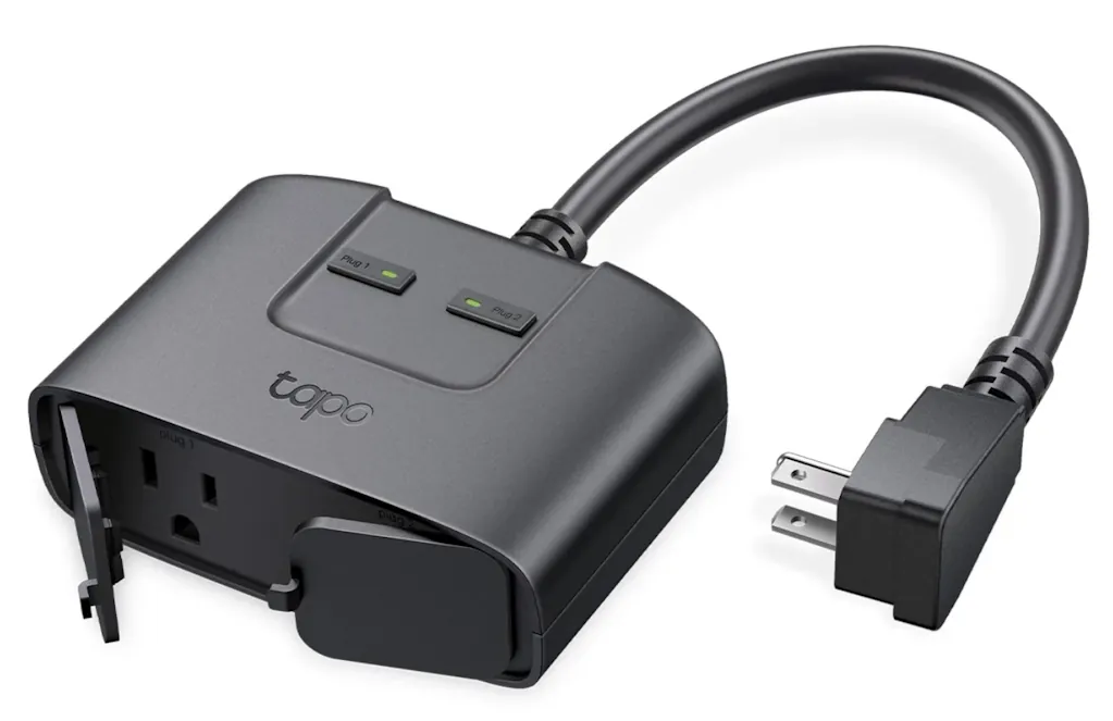 TP-Link Tapo WiFi Smart Weatherproof Outdoor Dual Plug
