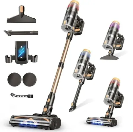PEDOOLO 650W 55KPA Cordless Vacuum Cleaner