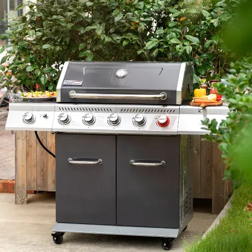 Royal Gourmet 5-Burner Gas Grill with Sear Burner & Side Burner, 64,000 BTU