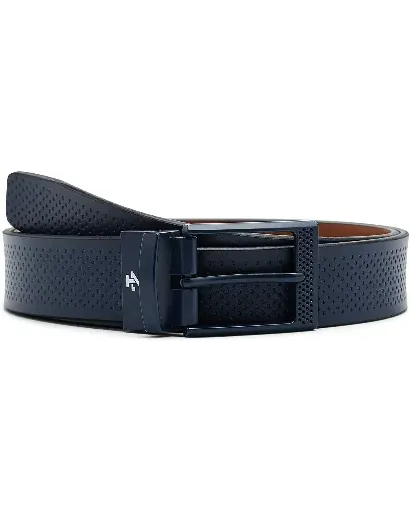 IZOD Reversible Perf to Smooth Leather Men's Belt (Cognac)