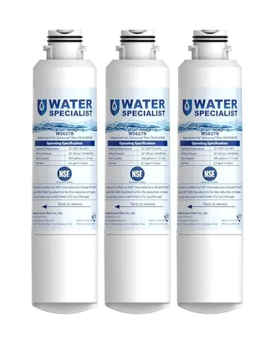 Waterspecialist WS627B Refrigerator Water Filter 3-Pack