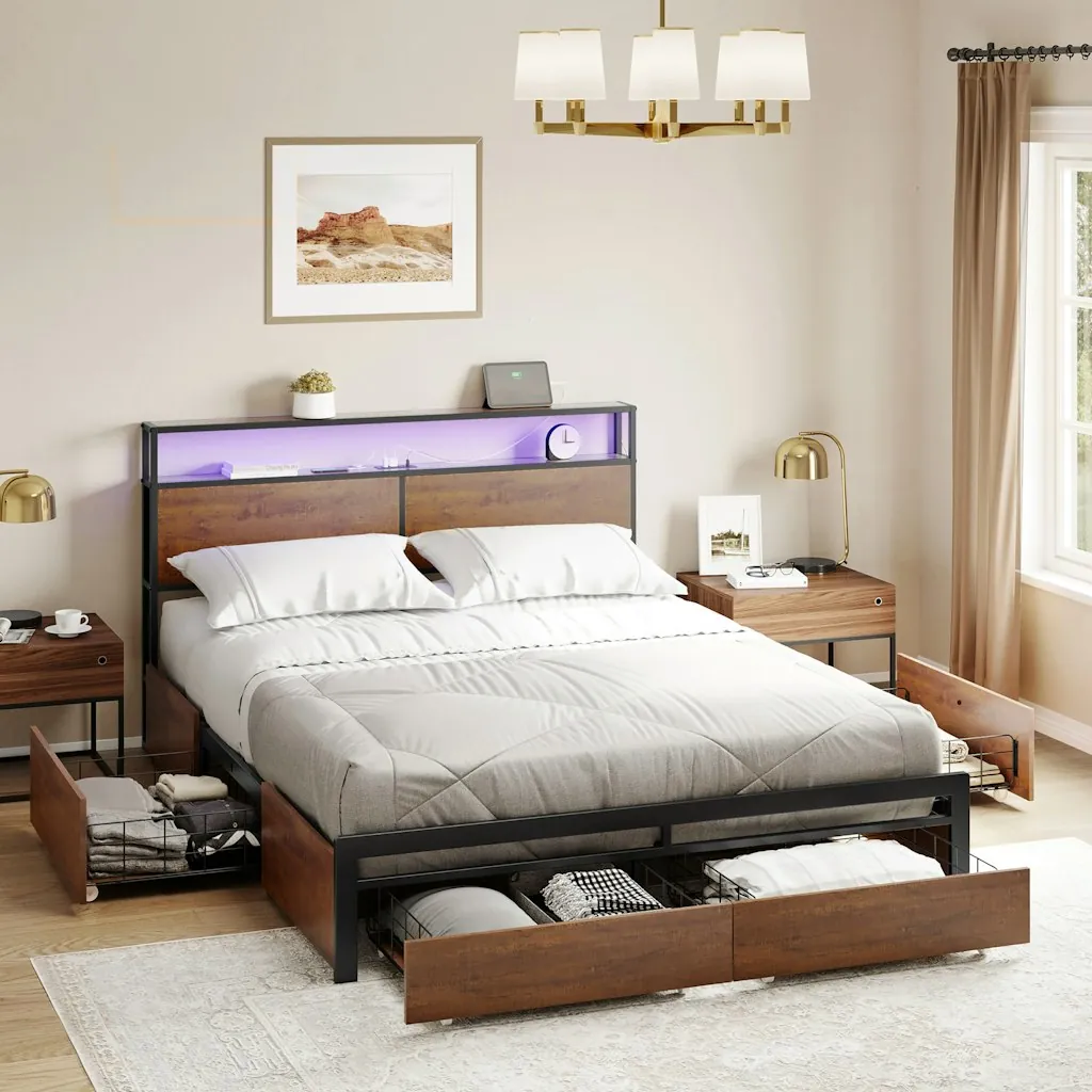 17 Stories Antioch Modern Queen Bed