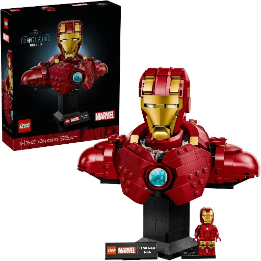 LEGO Marvel Iron Man MK4 Bust Building Kit (76327) 436-Pc