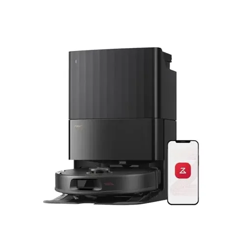 roborock Qrevo S5V Robot Vacuum and Mop with FlexiArm Edge Mopping