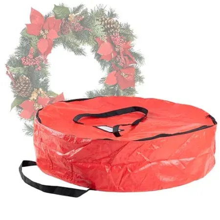 Tiny Tim Totes 30" x 8" Wreath Storage Container