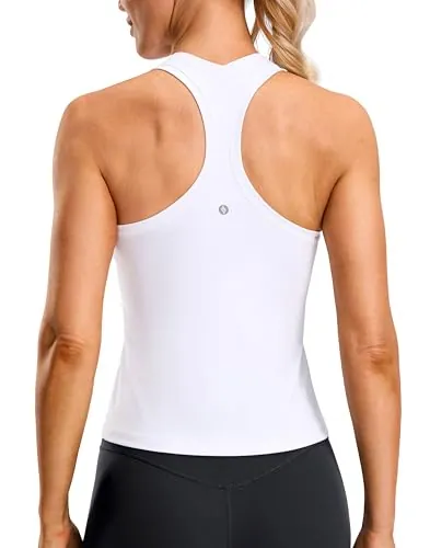 SANTINY Women's Racerback Workout Tank Top