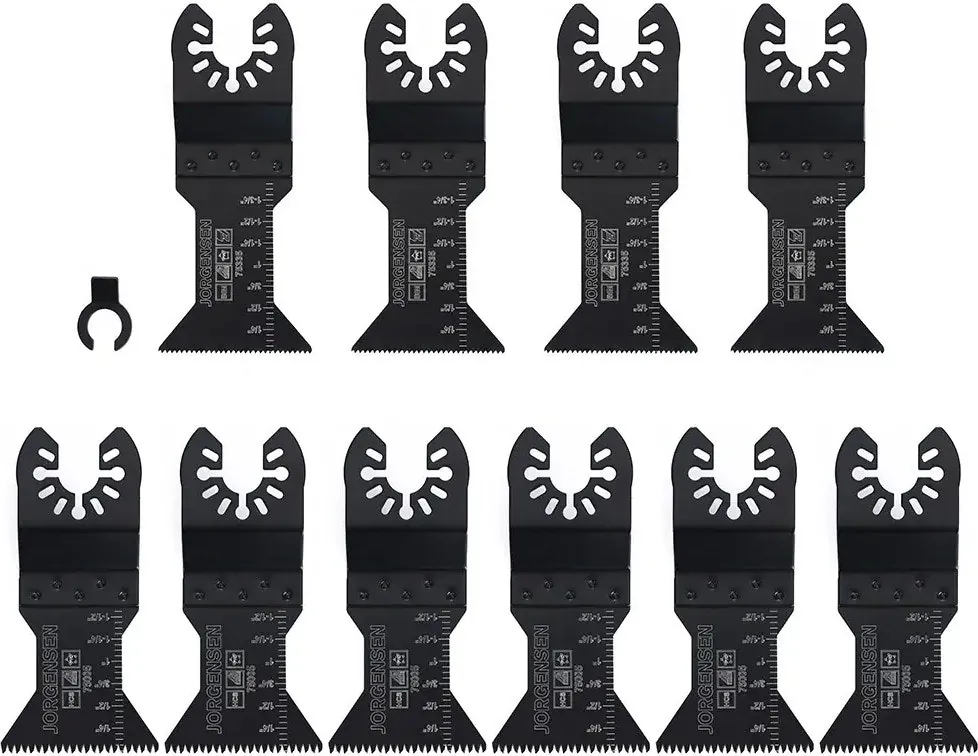 Jorgensen 10-Pack Bi-Metal Oscillating Tool Blade Set