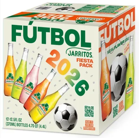 12-Pack 12.5oz Jarritos Variety Pack Soda