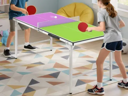 SEGMART Foldable Ping Pong Table w/ Net