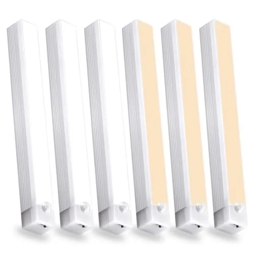 6 Pack Motion Sensor Under Cabinet Lights