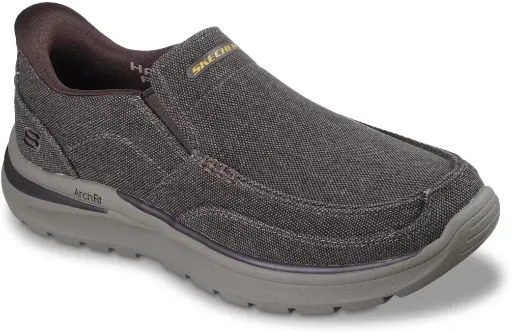Skechers Men's Hands Free Slip-ins Arch Fit Superior Talbert Slip-On Shoes Chocolate Brown