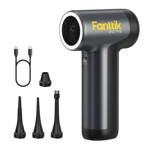Fanttik B10 Pro Cordless Electric Air Duster w/ LED Ring Light