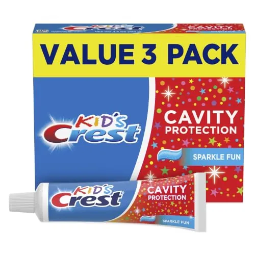 Crest Kid's Sparkle Fun Cavity Protection Toothpaste 3-Pack 4.6-Oz