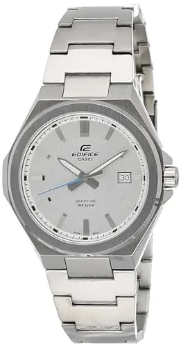 48mm Casio Men's Edifice Sapphire Crystal Stainless Steel Bracelet Watch