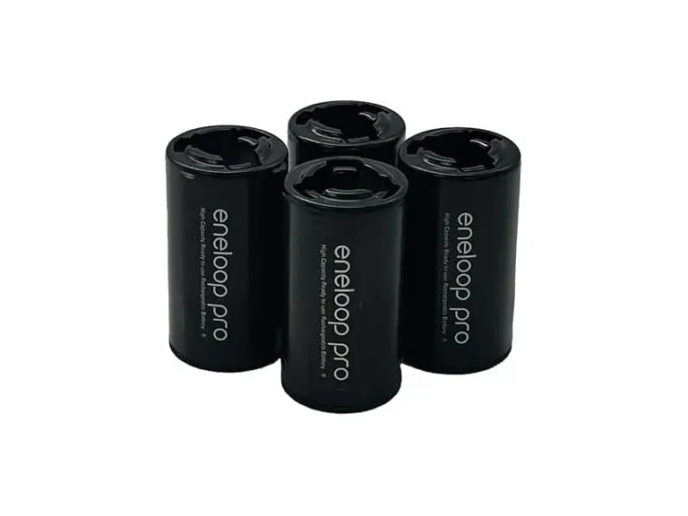 Eneloop Panasonic Pro Battery Adapters (4 Pack)