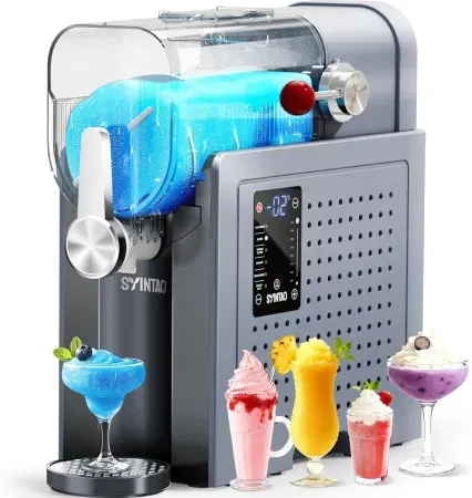SYINTAO Slushie & Soft Serve Ice Cream Machine for Home (61 fl oz)