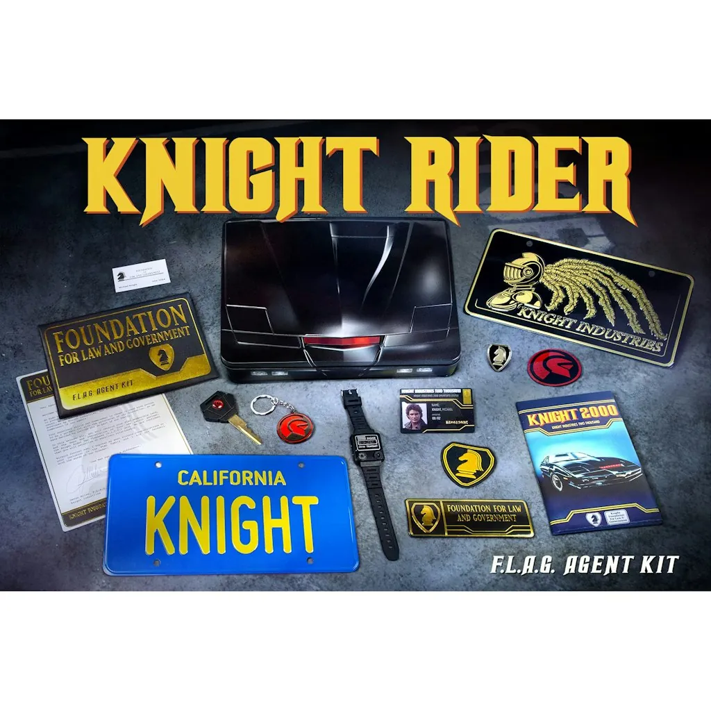Doctor Collector Knight Rider F.L.A.G. Agent Collectable Kit Memorabilia Tin