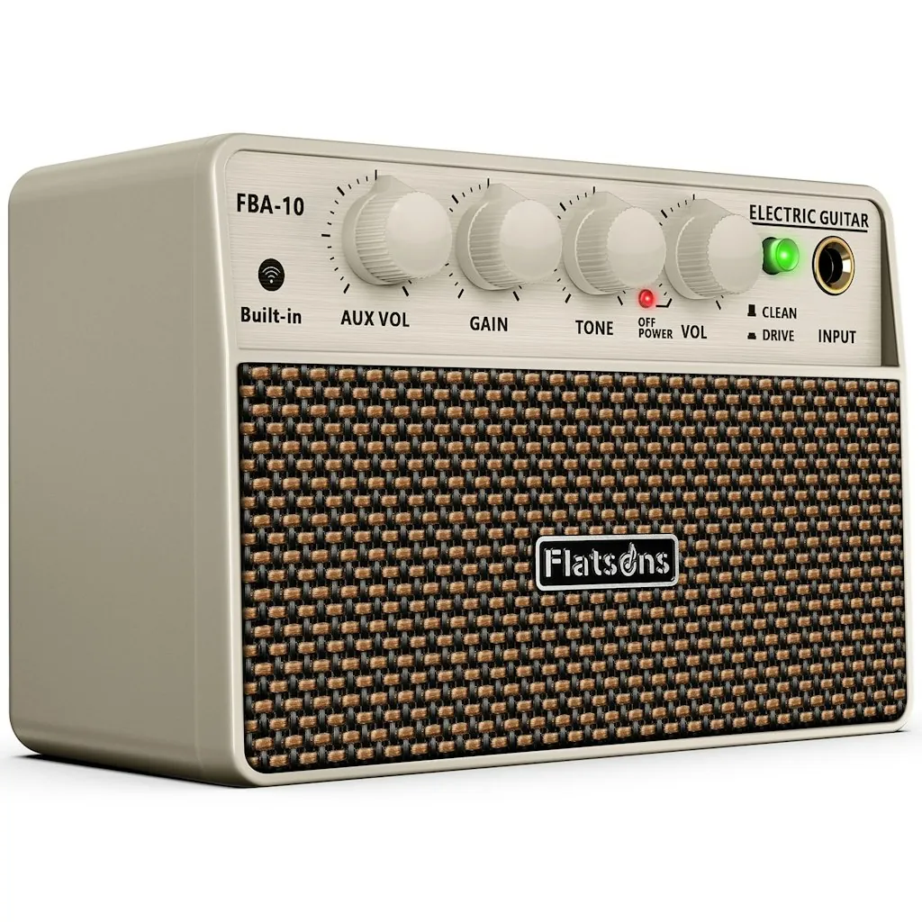 Flatsons FBA-10 10W Mini Electric Guitar Amplifier