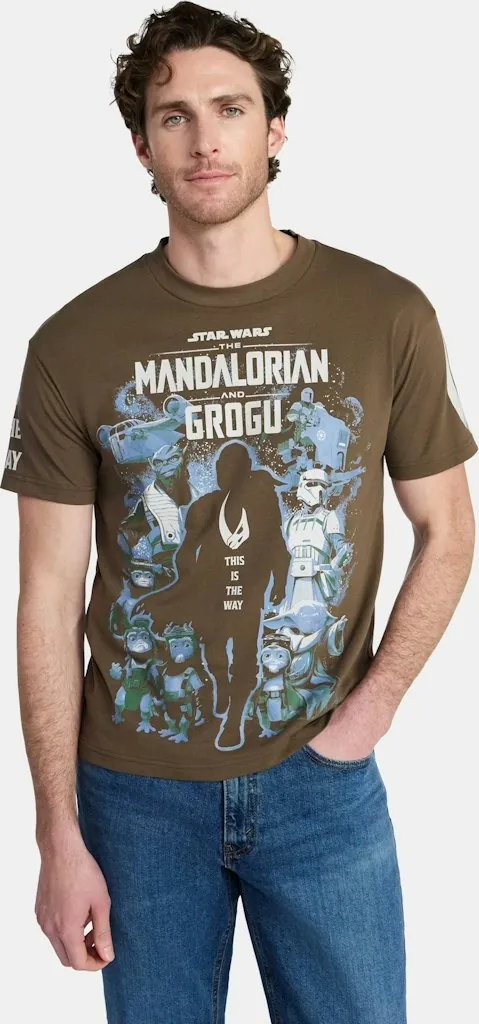 Star Wars The Mandalorian Men's Mando Poster Graphic Tee
