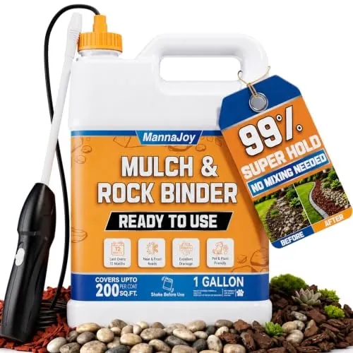 Manna Joy 1-Gallon Mulch and Rock Landscaping Glue