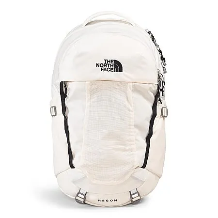 30L The North Face Women's Recon Everyday Backpack (Gardenia White/Black)