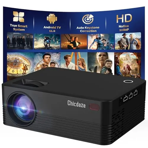 Mini Projector with WiFi and Bluetooth