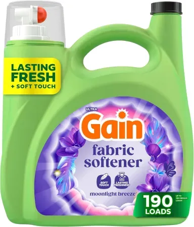 4-Pack 140oz Gain Liquid Laundry Fabric Softener