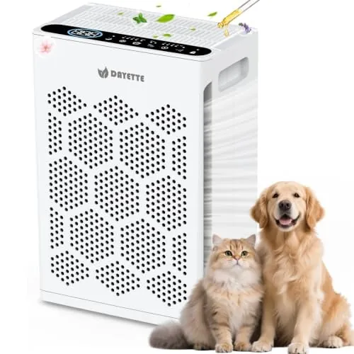 DAYETTE Air Purifiers for Home Large Room Up to 2400 Ft² with HEPA 14 Filter