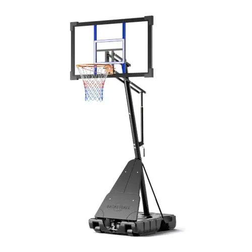 Asbest Adjustable Basketball Hoop Outdoor 10FT with 44 Inch Backboard