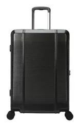 BTL 20" Carry-On Expandable Hardside Upright Luggage, Black, 360-Degree Spinner Wheels, Divider Pockets
