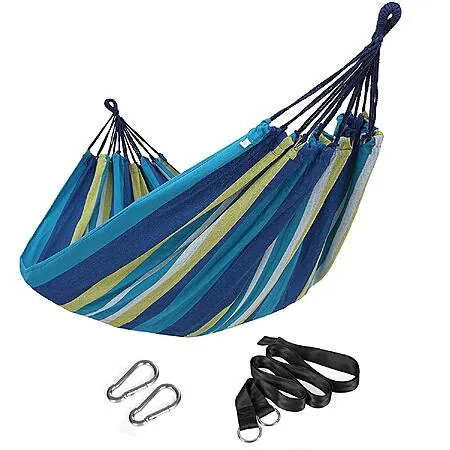 Prime Members: 98" Songmics Double Hammock (660 lb Capacity)