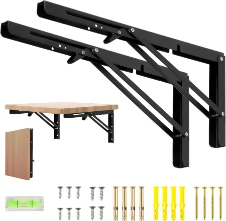2-Pack Dntorx 16" Folding Shelf Brackets