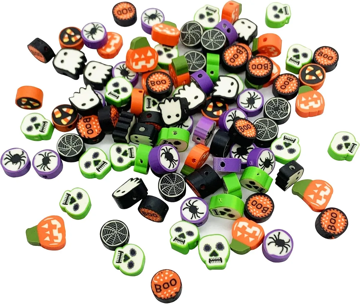 Halloween Heishi Beads 100-count